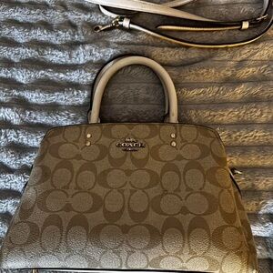 Coach Tan Signature Mini Lillie